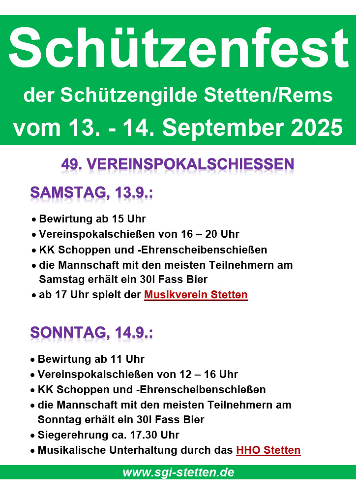 Schützenfest 2025